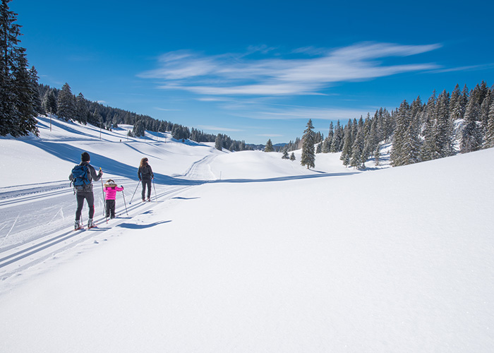Hotels in Jura and Three-Lakes-Cross-country skiing in the Vallée de Joux  With the Vallée de Joux, one of the largest cross-coun