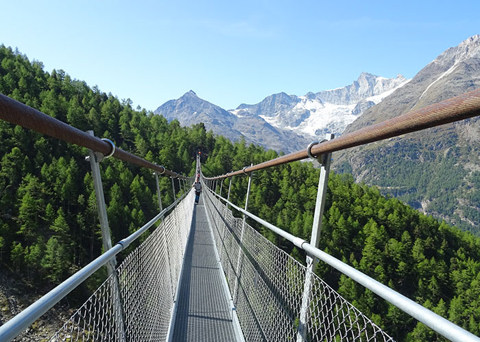 Hotels in Valais | Find the Best Deals with HotelCard-The world’s longest suspension bridge The district of Randa, located in the Matter Valley, is home